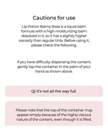(Baby Rose) Lip Potion Balmy Rose (Baby Rose) Lip Potion Balmy Rose