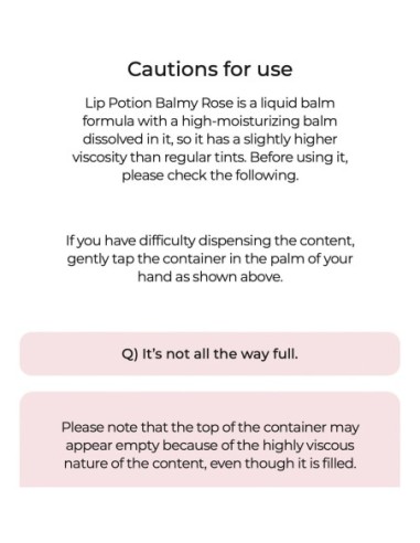 (Baby Rose) Lip Potion Balmy Rose