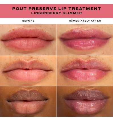 (Lingonberry Jam Glimmer) Pout Preserve Hydrating Peptide Lip