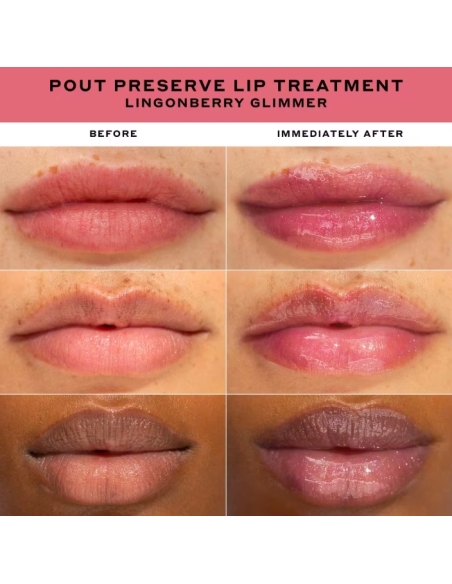 (Lingonberry Jam Glimmer) Pout Preserve Hydrating Peptide Lip (Lingonberry Jam Glimmer) Pout Preserve Hydrating Peptide Lip