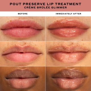 (Creme Brulee Glimmer) Pout Preserve Hydrating Peptide Lip 2