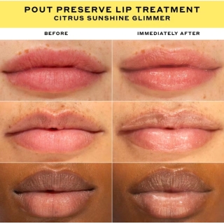 (Citrus Sunshine Glimmer) Pout Preserve Hydrating Peptide Lip 2