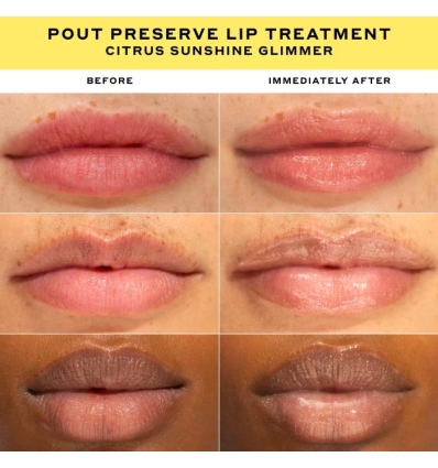 (Citrus Sunshine Glimmer) Pout Preserve Hydrating Peptide Lip