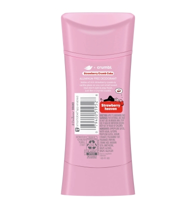 (Strawberry Crumb Cake) Crumbl Deodorant Stick