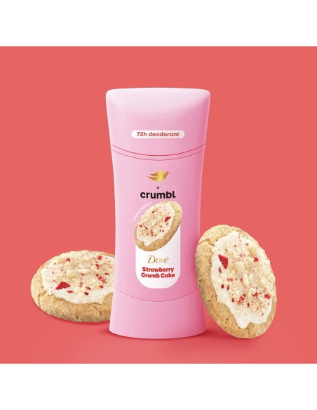 (Strawberry Crumb Cake) Crumbl Deodorant Stick (Strawberry Crumb Cake) Crumbl Deodorant Stick