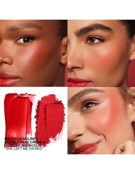 (She Left Me On Red) Creme & Powder Blush (She Left Me On Red) Creme & Powder Blush