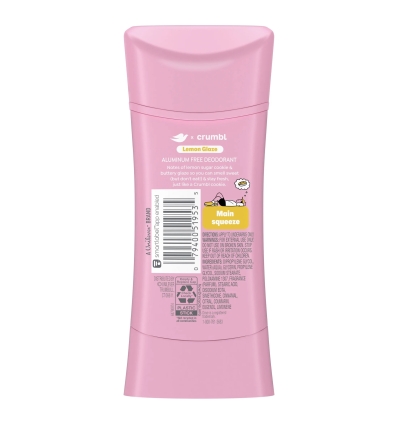 (Lemon Glaze) Crumbl Deodorant Stick