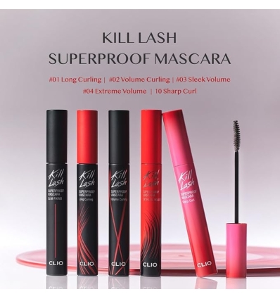 Clio - Volume Curling Superproof Mascara