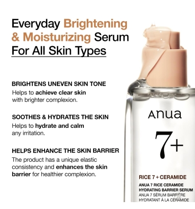 Anua - Rice 7 Ceramide Hydrating Barrier Serum