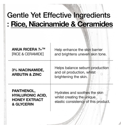 Anua - Rice 7 Ceramide Hydrating Barrier Serum
