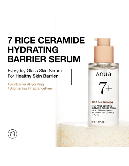 Anua - Rice 7 Ceramide Hydrating Barrier Serum Anua - Rice 7 Ceramide Hydrating Barrier Serum