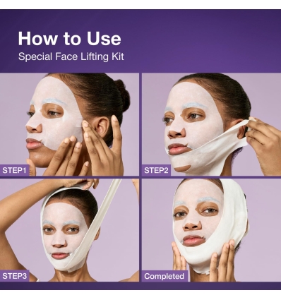 Numbuzin - No. 9 NAD Bio Lifting-Sil Full Face Mask Pack (4 pzs + Lifting Band)