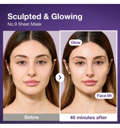 Numbuzin - No. 9 NAD Bio Lifting-Sil Full Face Mask Pack (4 pzs + Lifting Band)