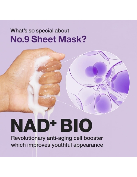 Numbuzin - No. 9 NAD Bio Lifting-Sil Full Face Mask Pack (4 pzs + Lifting Band) Numbuzin - No. 9 NAD Bio Lifting-Sil Full Face Mask Pack (4 pzs + Lifting Band)