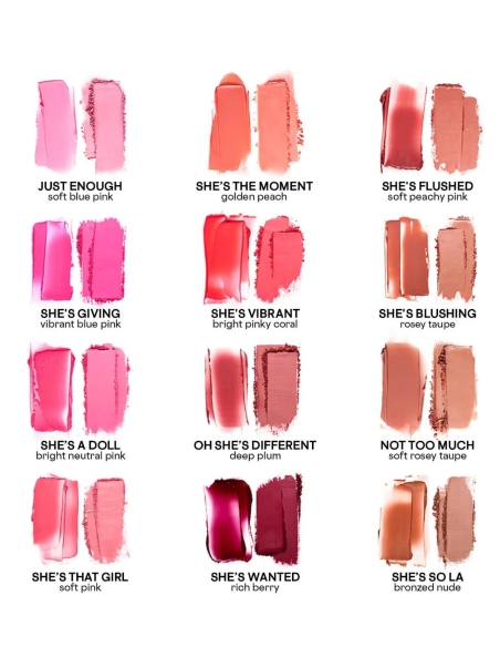 (She's Vibrant) Creme & Powder Blush (She's Vibrant) Creme & Powder Blush