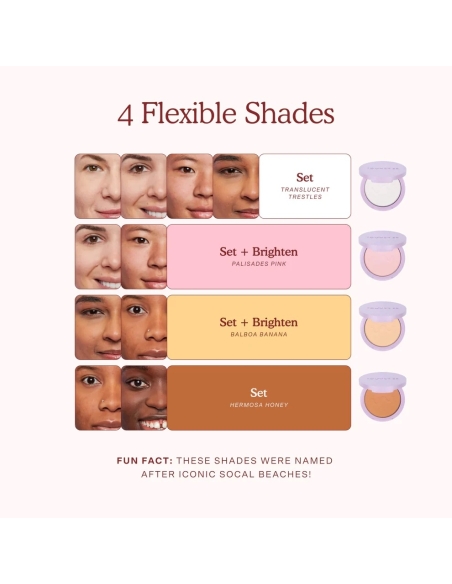 (Translucent Trestles) GetSet Blur + Set Pressed Setting Powder (Translucent Trestles) GetSet Blur + Set Pressed Setting Powder