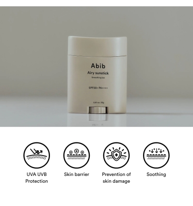 abib - Airy Sunstick Smoothing Bar SPF50+