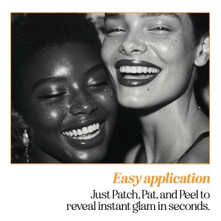 *SOBRE PEDIDO* Silver Glitter Freckles Makeup Patches 2