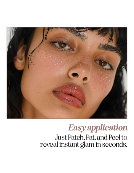 Rose Gold Stardust Speckles Makeup Patches Rose Gold Stardust Speckles Makeup Patches