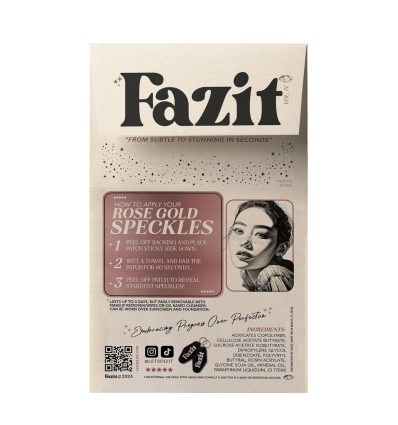 Rose Gold Stardust Speckles Makeup Patches