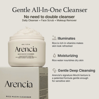 Arencia - Rice Mucin Face Cleanser 2