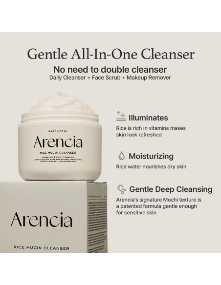 Arencia - Rice Mucin Face Cleanser Arencia - Rice Mucin Face Cleanser
