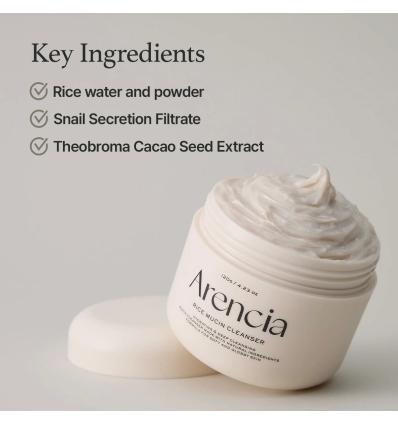 Arencia - Rice Mucin Face Cleanser