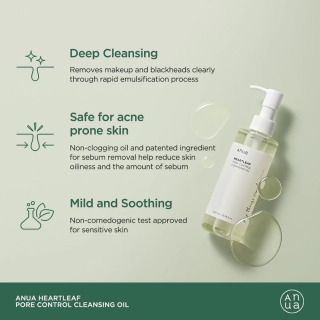 Anua - Mini Heartleaf Pore Control Cleansing Oil 2