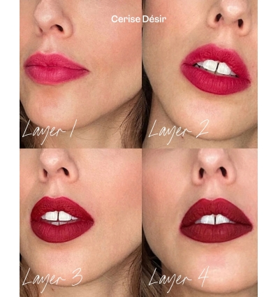 *SOBRE PEDIDO* (Cerise Désir) PETAL BOUCHE Liquid Matte Lipstick