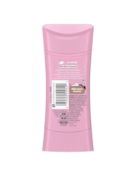(Nilla Bean Cupcake) Crumbl Deodorant Stick (Nilla Bean Cupcake) Crumbl Deodorant Stick