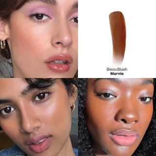 *SOBRE PEDIDO* (Marnie) BISOU BLUSH Marbled Cream Blush Stick 2