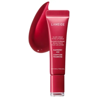 (Raspberry Jam) Glaze Craze Tinted Polypeptide Lip Serum
