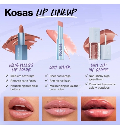 *SOBRE PEDIDO* (Island High) Wet Stick Moisturizing Shiny Sheer Lipstick