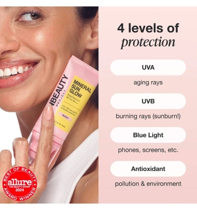 (Fair-Medium) Mineral Sun Glow Broad Spectrum Sunscreen SPF 43 PA +++