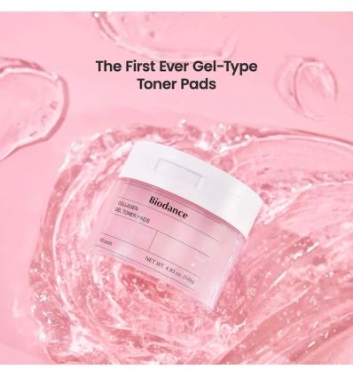 Collagen Gel Toner Pads for Pore Minimizing & Firming Care