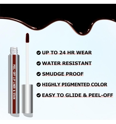 *SOBRE PEDIDO* (Cocoa) Peel Off Lip Liner Stain