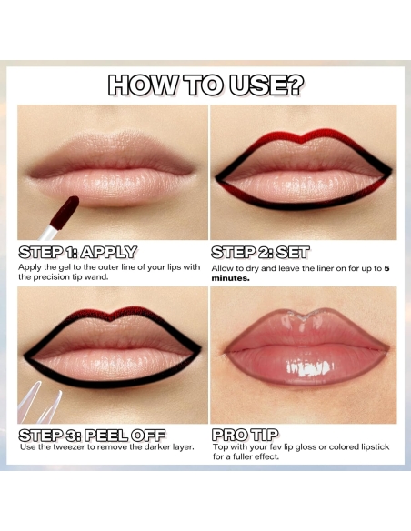 *SOBRE PEDIDO* (Cocoa) Peel Off Lip Liner Stain *SOBRE PEDIDO* (Cocoa) Peel Off Lip Liner Stain