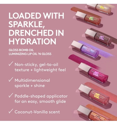 *SOBRE PEDIDO* (Miss Jelly Fish) Gloss Bomb Oil Luminizing Lip Oil 'N Gloss