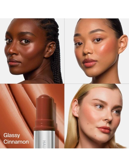 (Glassy Cinnamon) Glassy Lip + Cheek Blush Balm Stick (Glassy Cinnamon) Glassy Lip + Cheek Blush Balm Stick