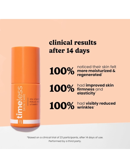 Timeless - 10% Vitamin C + E Ferulic Acid Serum Timeless - 10% Vitamin C + E Ferulic Acid Serum