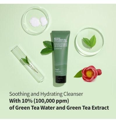 Benton - Deep Green Tea Cleansing Foam