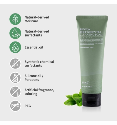 Benton - Deep Green Tea Cleansing Foam