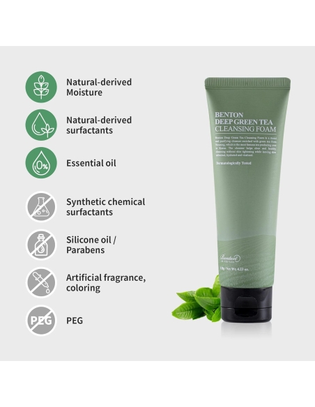 Benton - Deep Green Tea Cleansing Foam Benton - Deep Green Tea Cleansing Foam