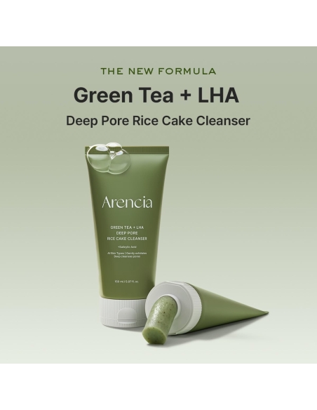 Arencia - Green Tea + LHA Deep Pore Rice Cake Cleanser Arencia - Green Tea + LHA Deep Pore Rice Cake Cleanser