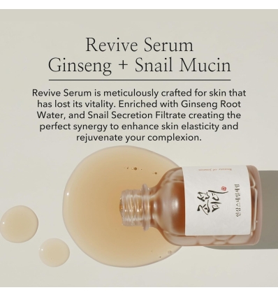 Revive Serum: Ginseng + Snail Mucin