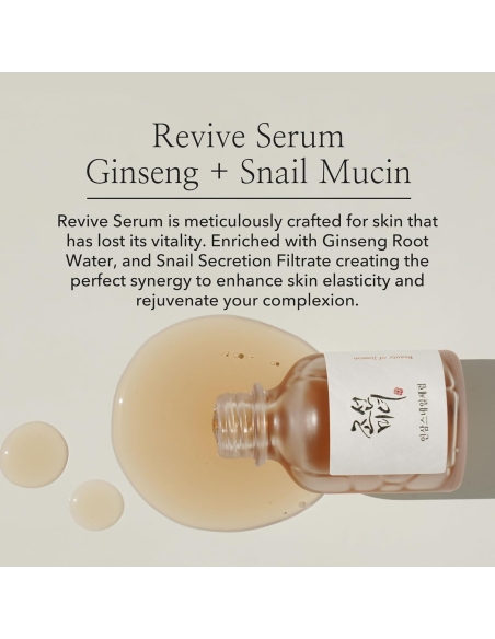 Revive Serum: Ginseng + Snail Mucin Revive Serum: Ginseng + Snail Mucin