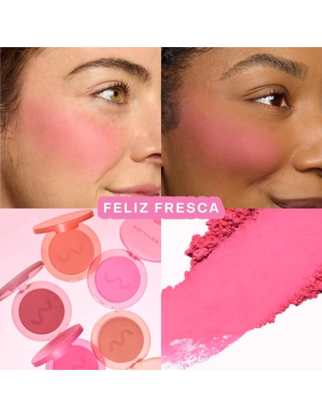 (Feliz Fresca) GetSet Blur + Set Matte Powder Blush (Feliz Fresca) GetSet Blur + Set Matte Powder Blush