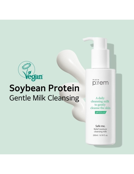 Make p:rem - Safe Me. Relief Moisture Cleansing Milk Make p:rem - Safe Me. Relief Moisture Cleansing Milk