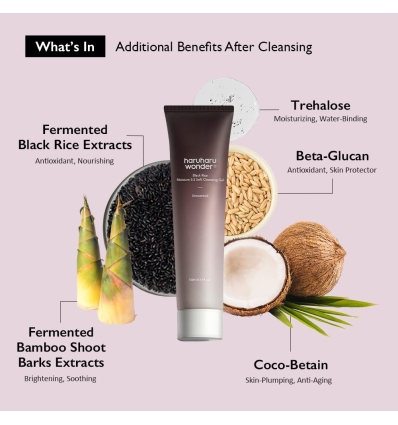 Haruharu - Black Rice Moisture 5.5 Soft Cleansing Gel