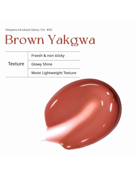 Peripera - (20 Brown Yakgwa) Ink Mood Glowy Tint Peripera - (20 Brown Yakgwa) Ink Mood Glowy Tint